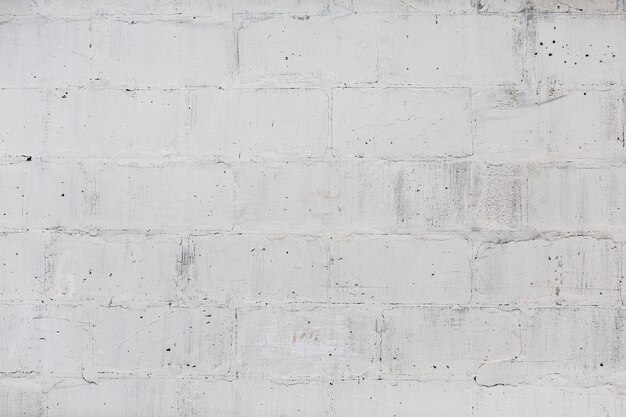 White brick wall seamless pattern texture