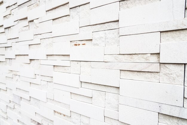 White brick wall textures background