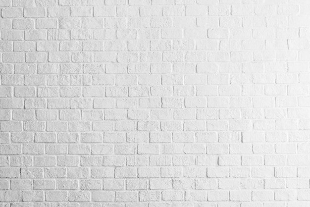 Free photo white bricks wall texture