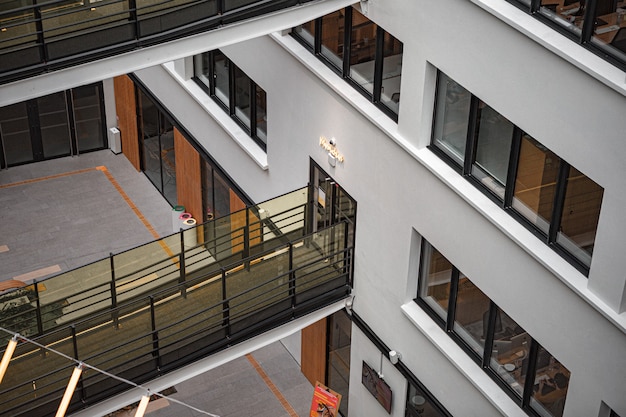 Free photo white and brown concrete building