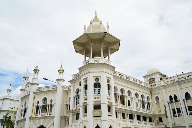 White building with a viewpoint on top