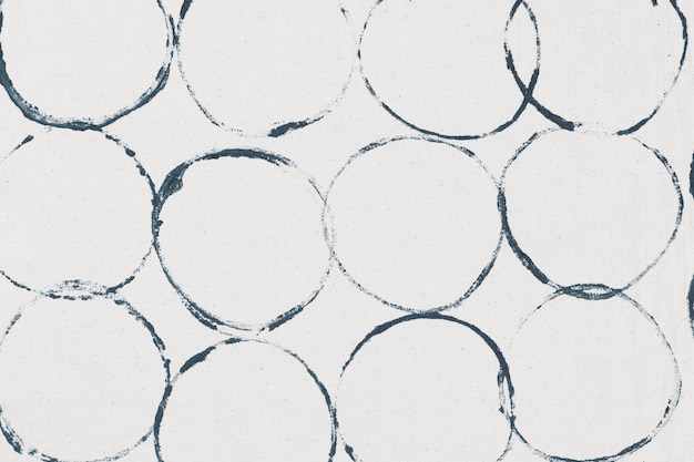 Free photo white circle pattern background block prints