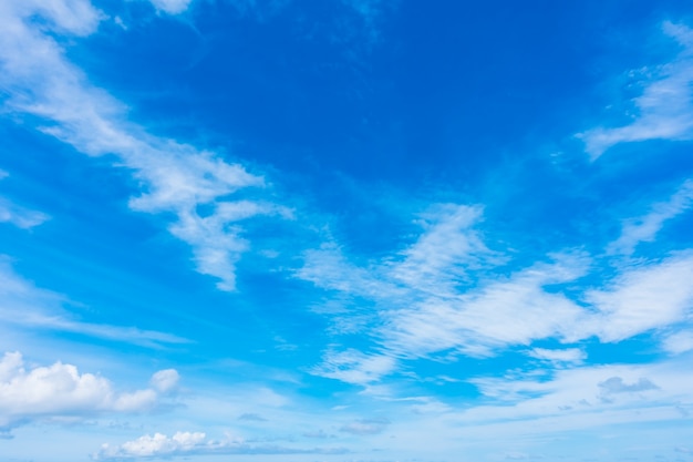 White cloud on blue sky