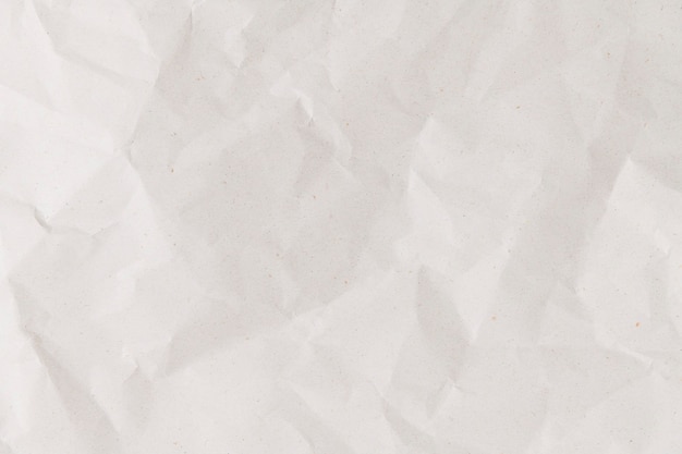 White crumpled paper background simple diy craft