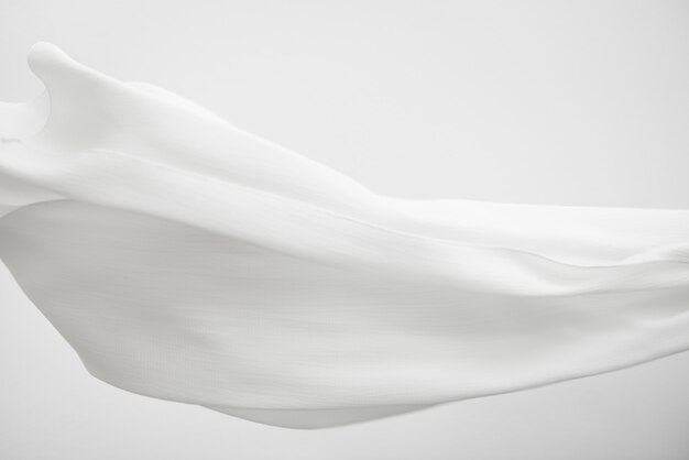 White fabric texture background design element