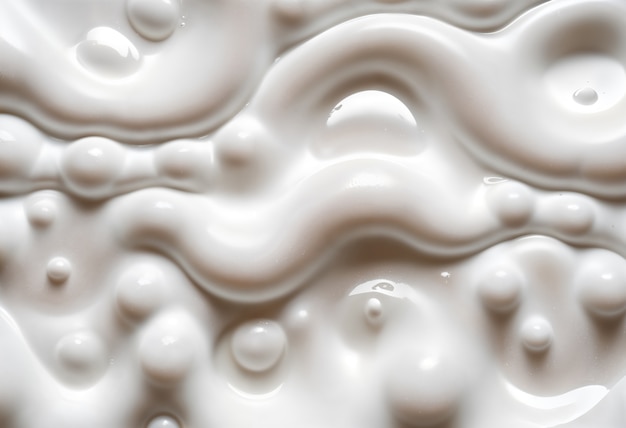 Free photo white foam background