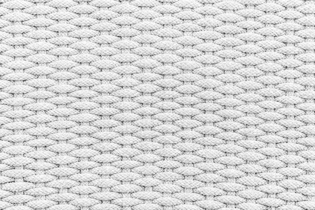 White and gray color of rope texture and surface for background