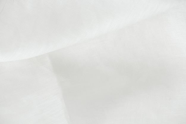 Free Photo white linen textile textured background