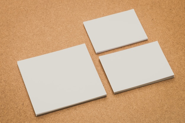 Free photo white paper mock up