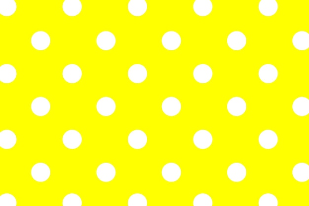 White polka dot with colorful background