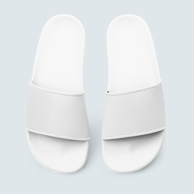 White sandals summer footwear fashion