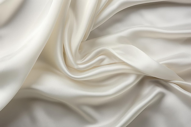 Free photo white silk fabric texture background