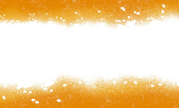 white splash in orange background