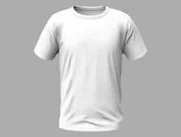 Free photo white tshirt on light background