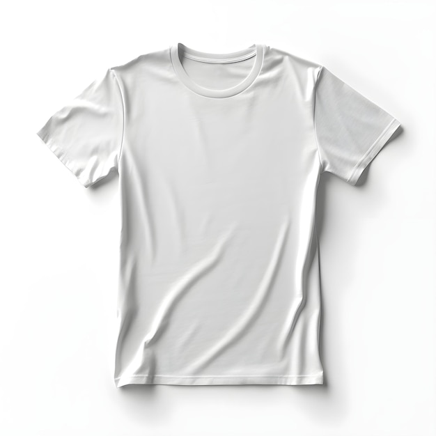 Free Photo white tshirt on white background