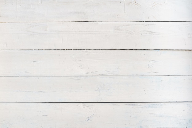 Free Photo white wooden rustic background of horizontal planks