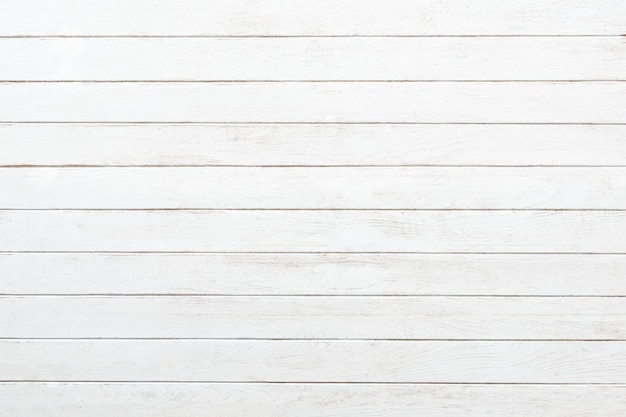 White wooden wall background