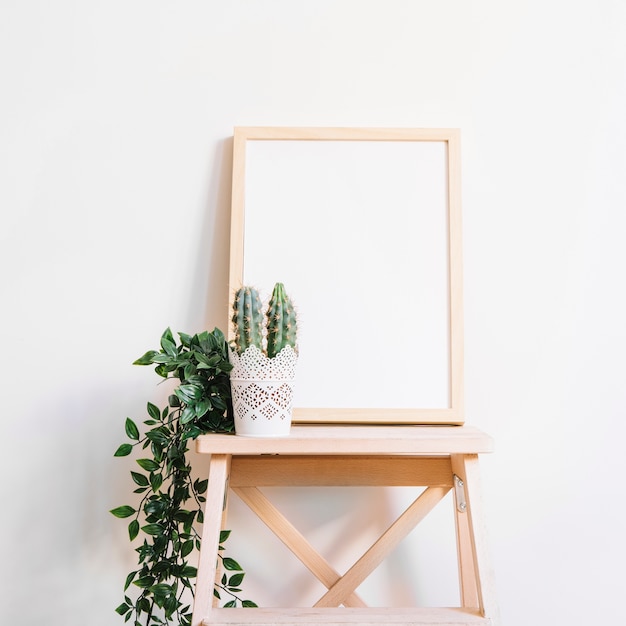 Whiteboard on stool