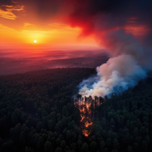 Wildfire and its consequences on  nature