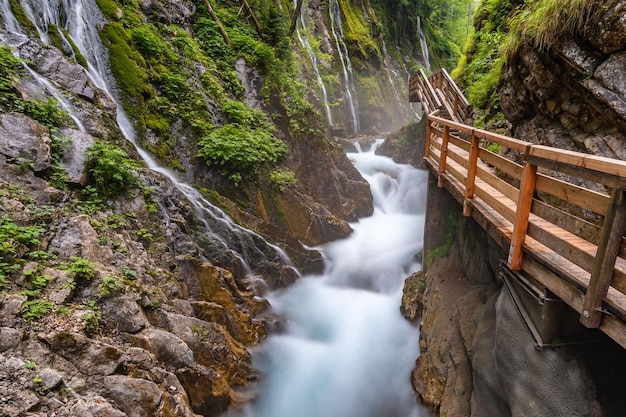 Free photo wimbachklamm in the berchtesgadener land