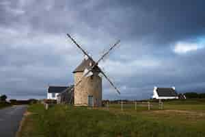 Free photo windmill house