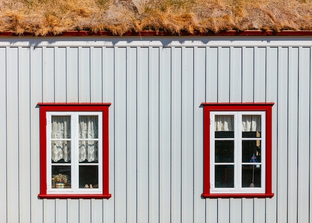 Windows of a little house