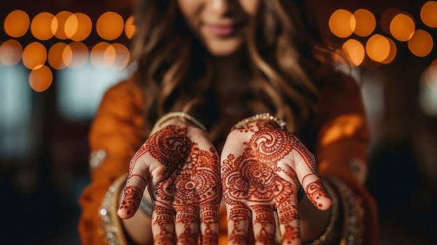 Free Photo woman celebrating indian republic day