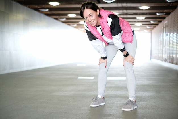 woman doing Sports outdoor