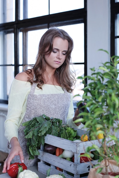 Woman in the  kitchen