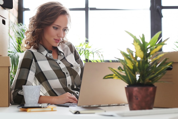 Woman in the office