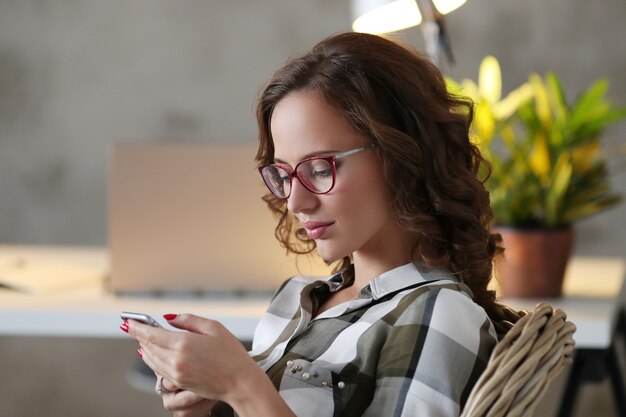 Woman in the office