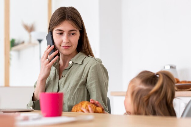 Woman on the phone