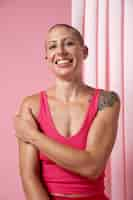 Free photo woman recovering after breast cancer