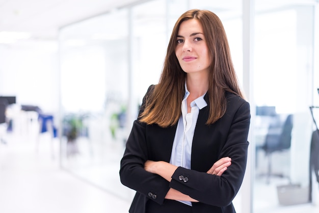 Woman with crossed arms