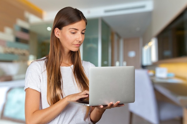 Woman With Laptop