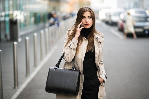 Woman with phone