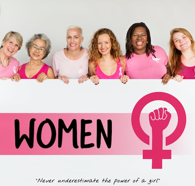 Free photo women girl power feminism equal opportunity concept