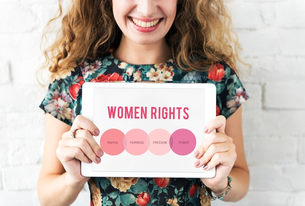 Free Photo women rights human gender equal opportunity concept