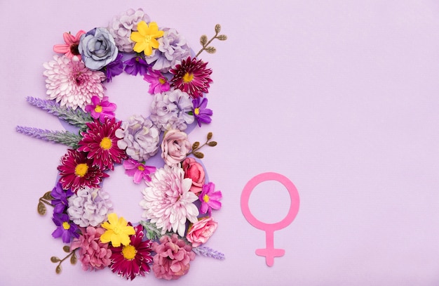 Free photo women's day flower symbol