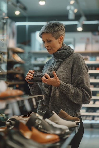 Free photo women  shopping and buying consumer products for customer day celebration