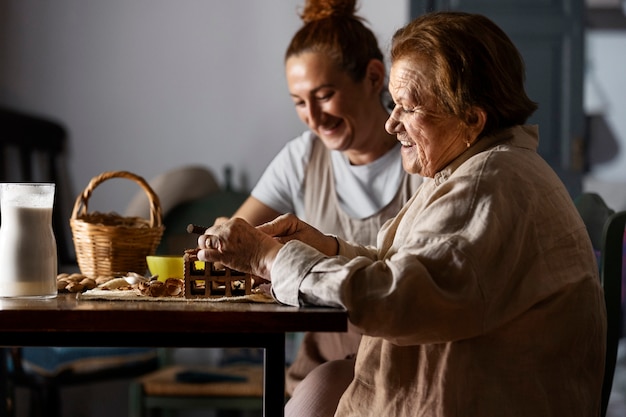 Women working together in the country side