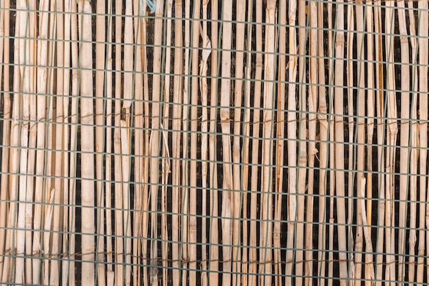 Free Photo wood fence texture in close up