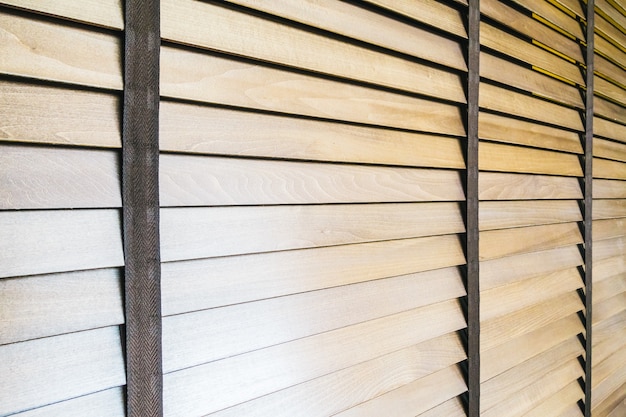 Free photo wooden blinds