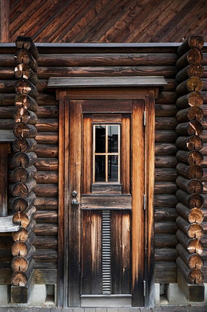 Free photo wooden house entrance japanese culture