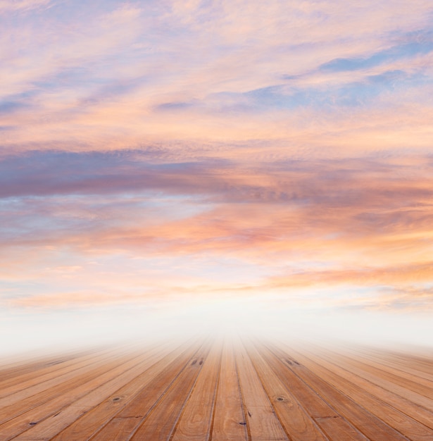 Free photo wooden planks without end