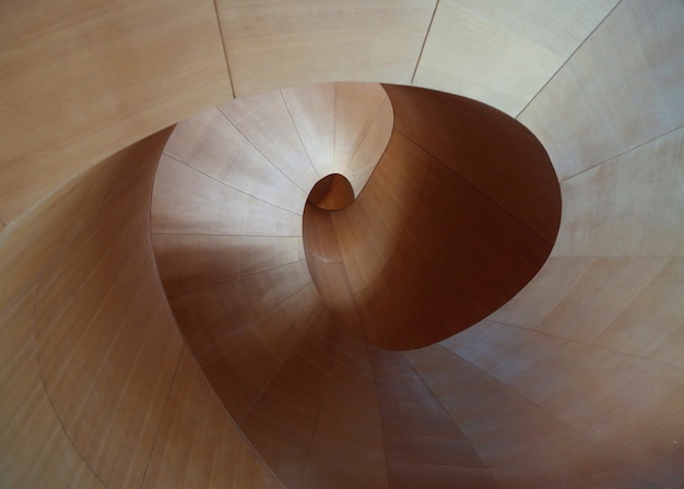 Free photo wooden surface that has a revolving circular pattern