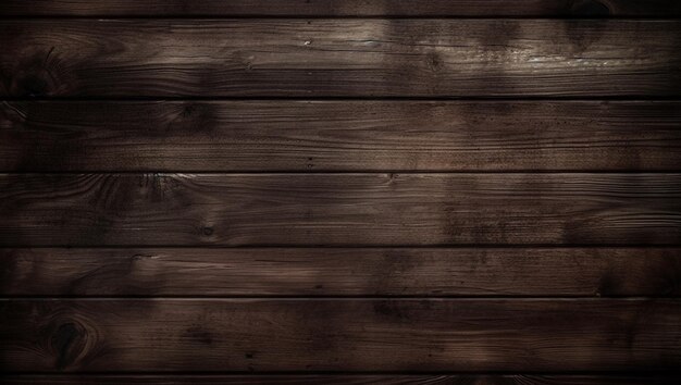 A wooden wall with a dark brown background