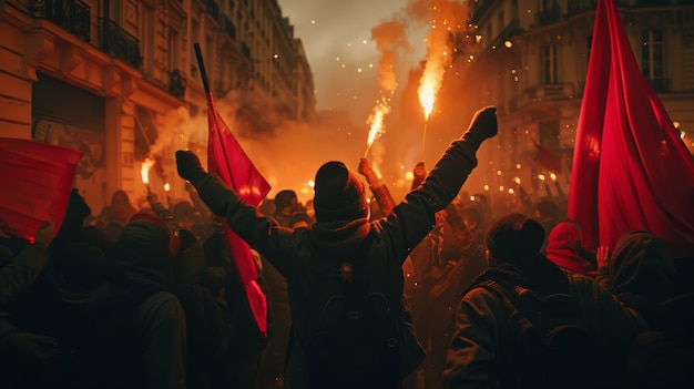 Free photo worker protesting for working rights