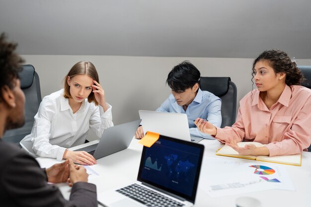 Workplace violence taking place between colleagues