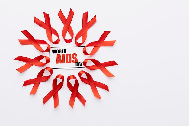 Free photo world aids day concept arrangement